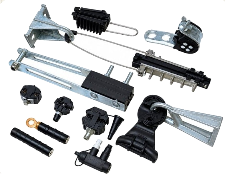 Aerial bundled conductor accessories